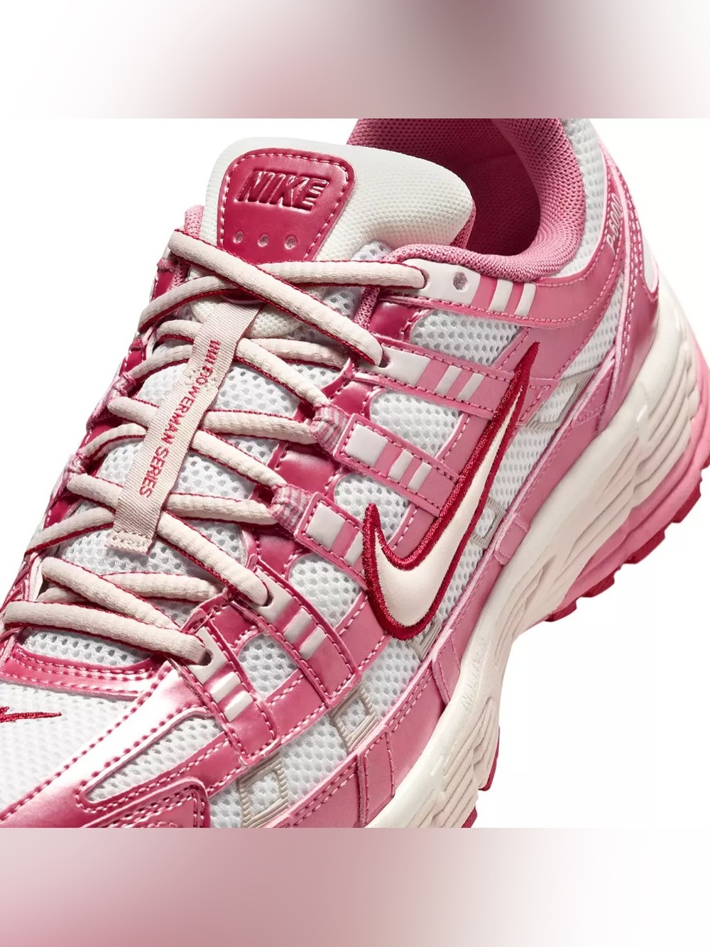 New Nike P-6000 Shoes | Summit White/Silt Red/Peony/Team Crimson | 6.5 - Picture 3 of 8